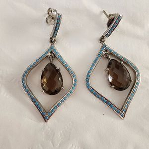 Crystal drop earrings